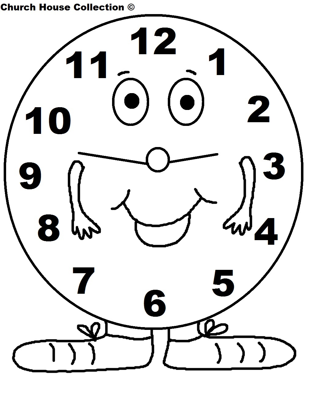 Daylight Saving Time Coloring Pages